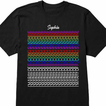 May Be Effing Sunshine Colorful Patterns Tee