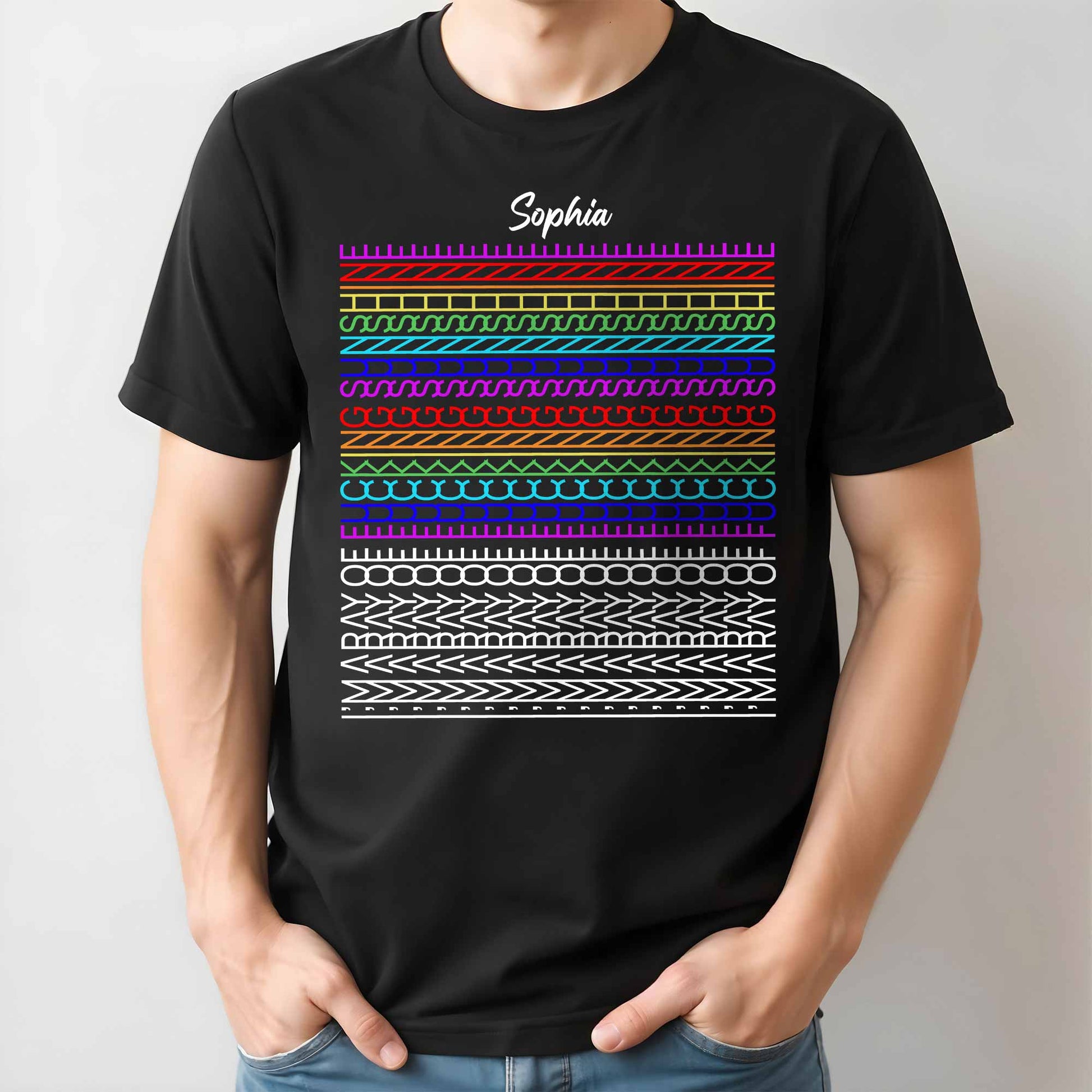May Be Effing Sunshine Colorful Patterns Tee