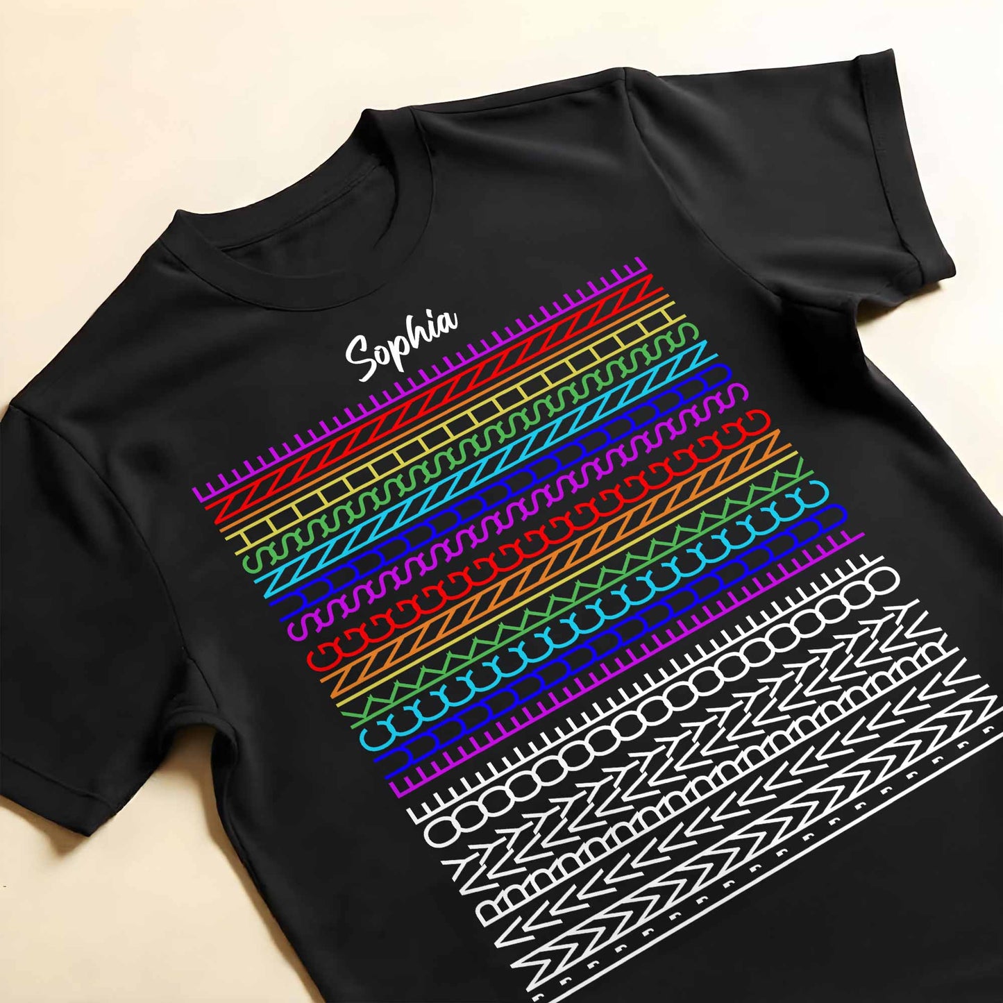 May Be Effing Sunshine Colorful Patterns Tee
