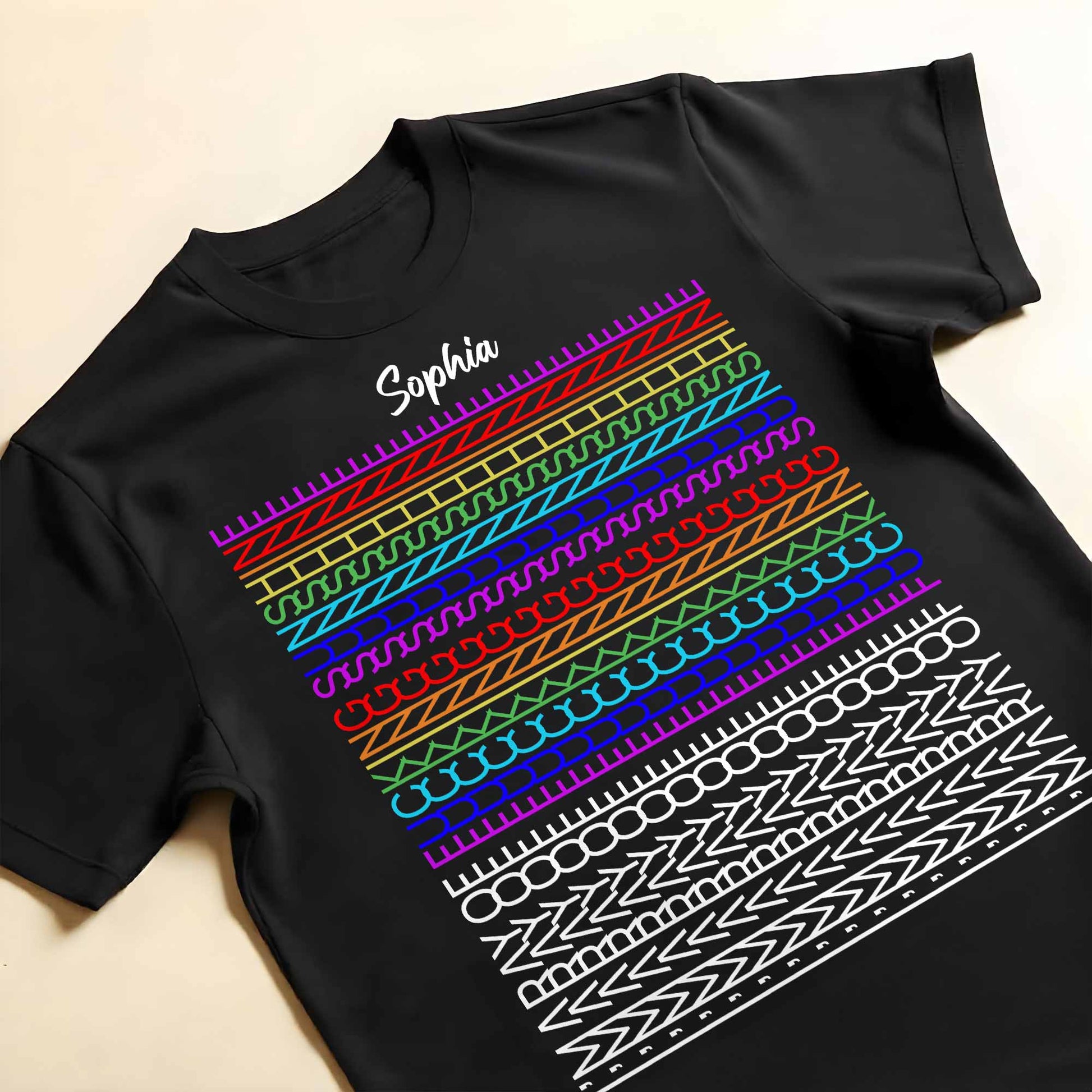 May Be Effing Sunshine Colorful Patterns Tee