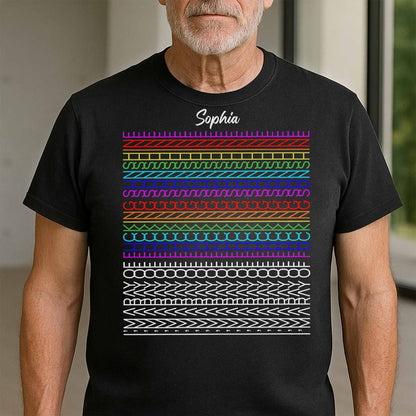 May Be Effing Sunshine Colorful Patterns Tee