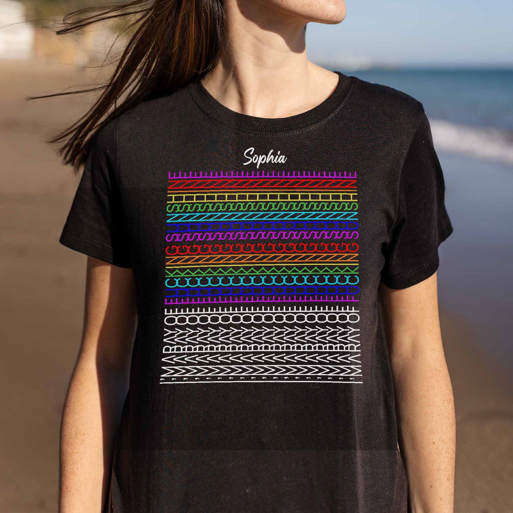 May Be Effing Sunshine Colorful Patterns Tee