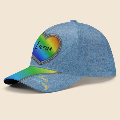 Born This Way With Heart In Rainbow Colors