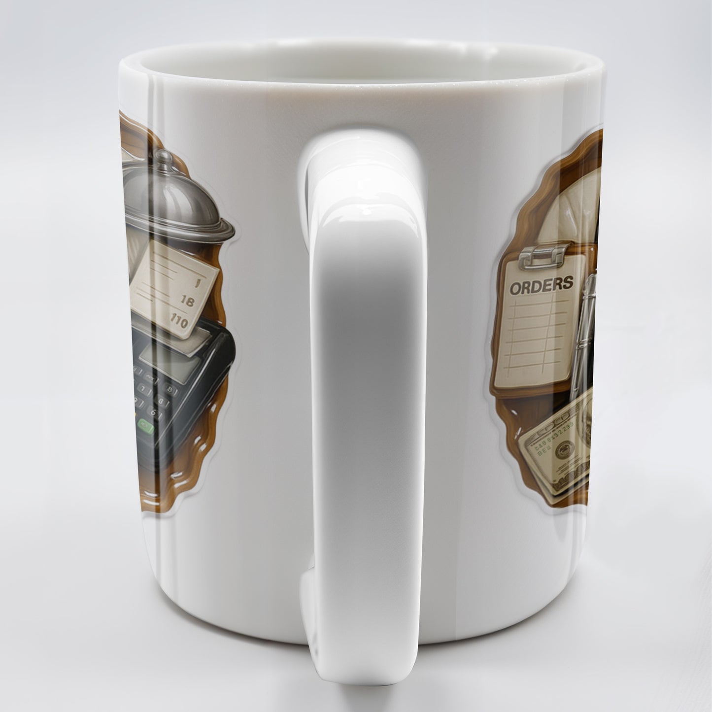 Customizable Diner Server Mug With Essential Tools