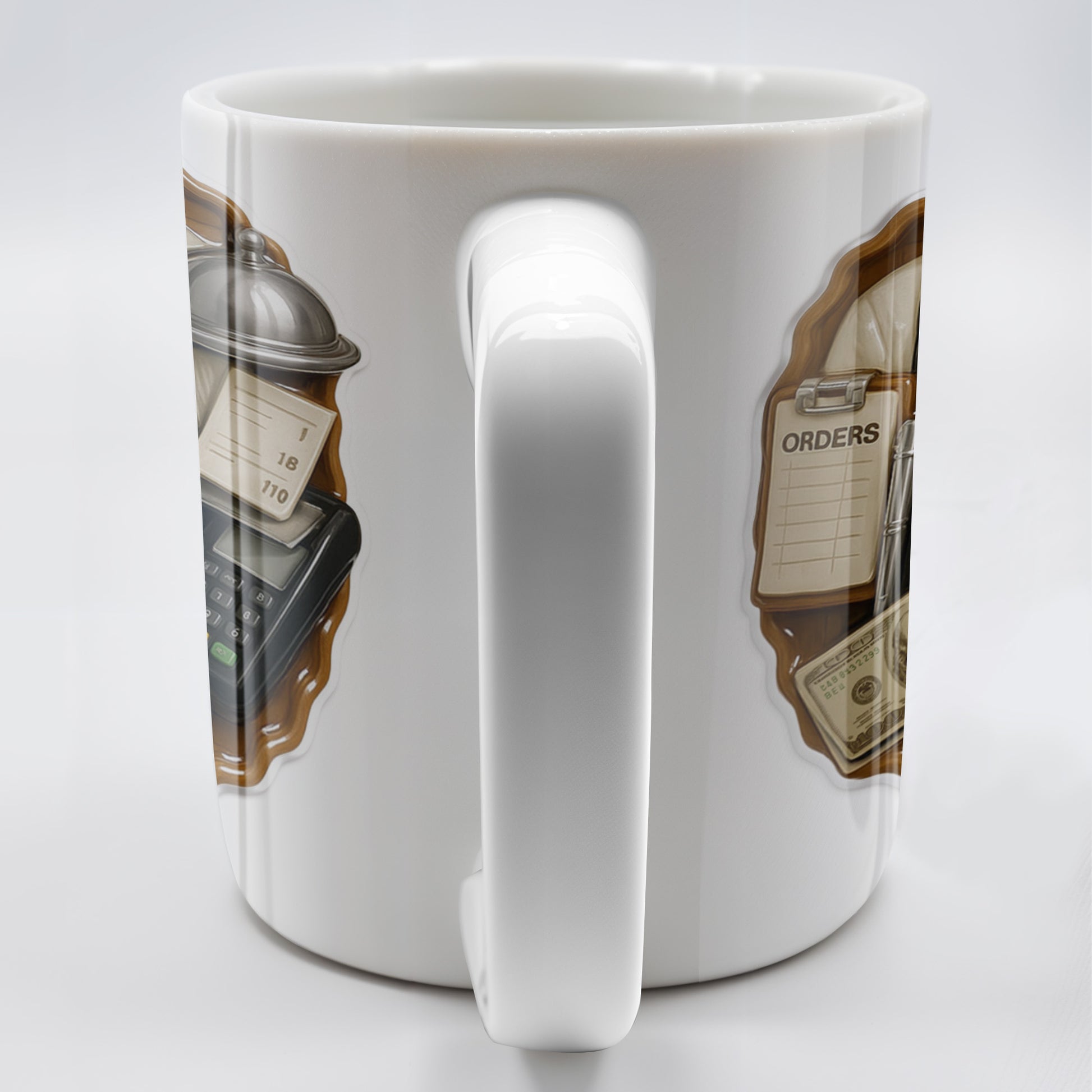 Customizable Diner Server Mug With Essential Tools