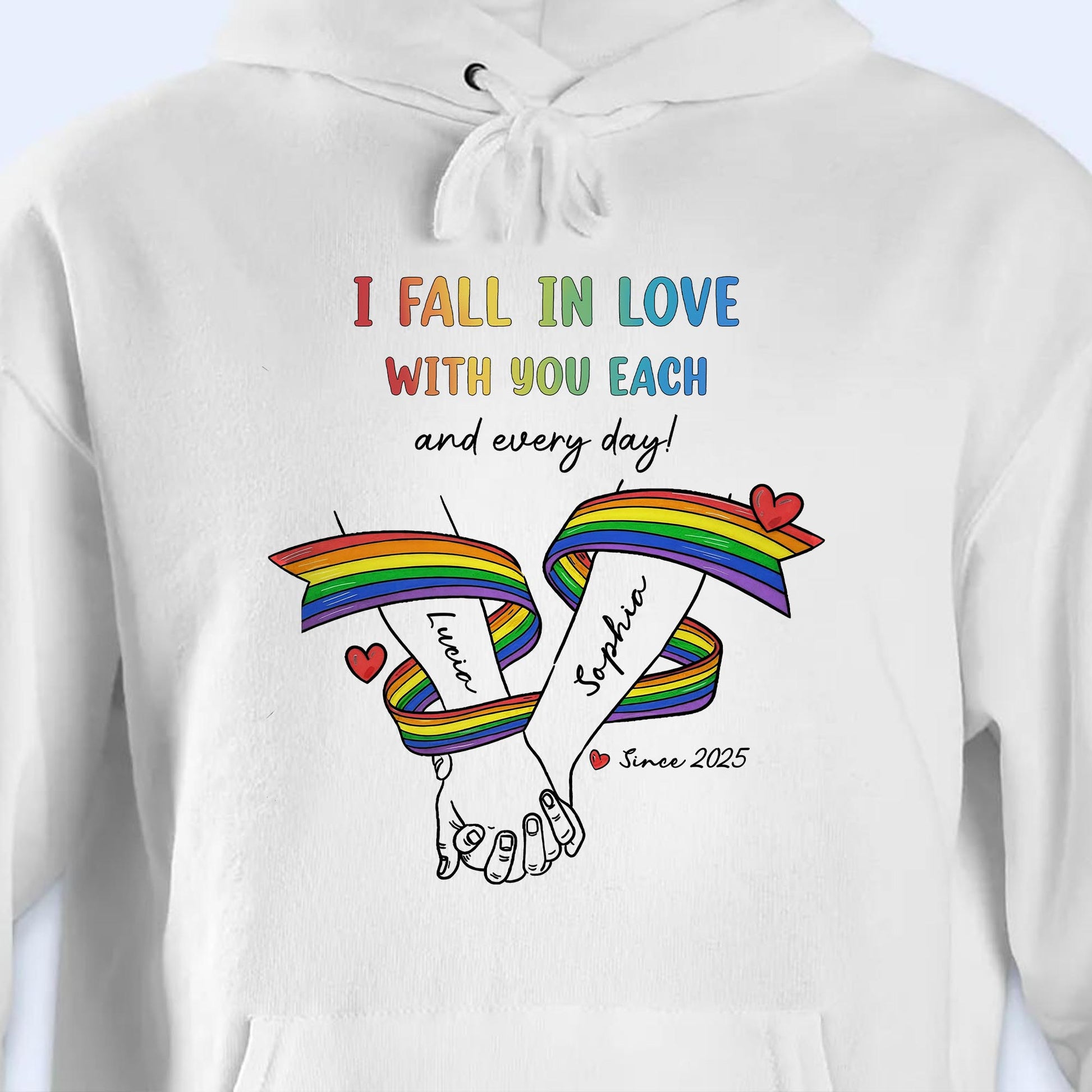 I Fall In Love With You Each And Every Day, Rainbow Heart