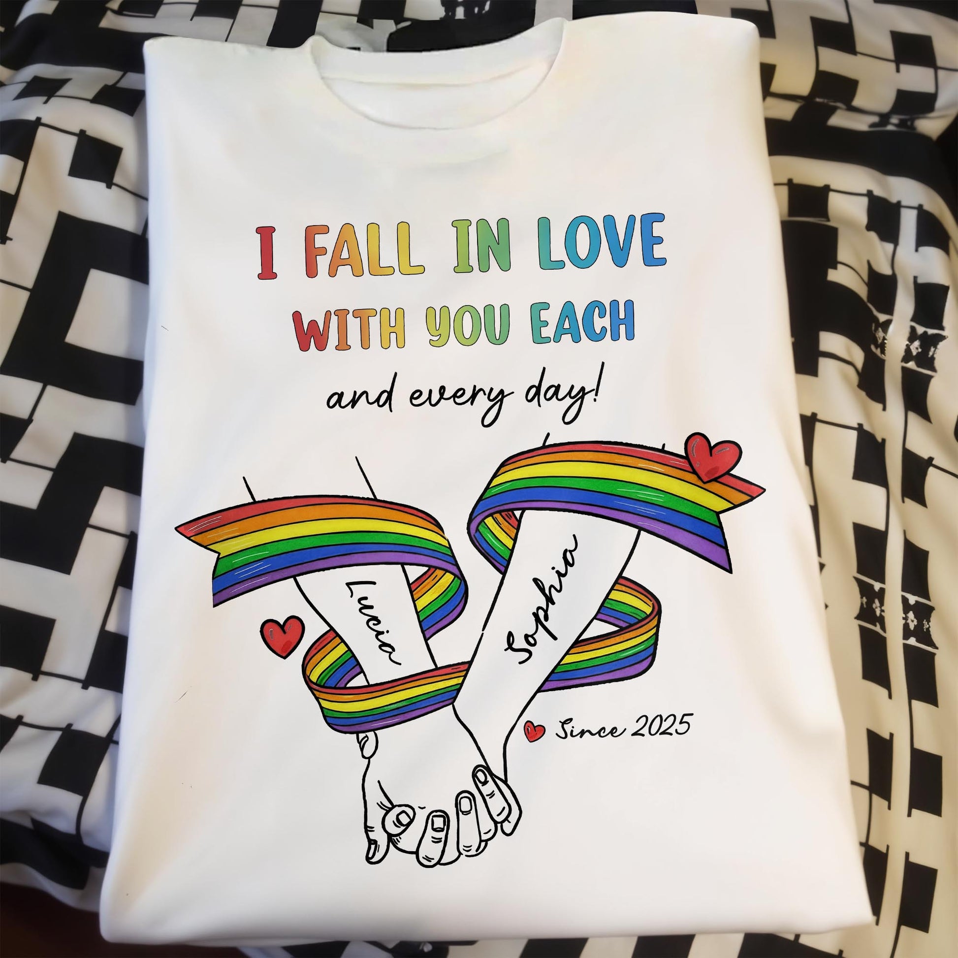 I Fall In Love With You Each And Every Day, Rainbow Heart