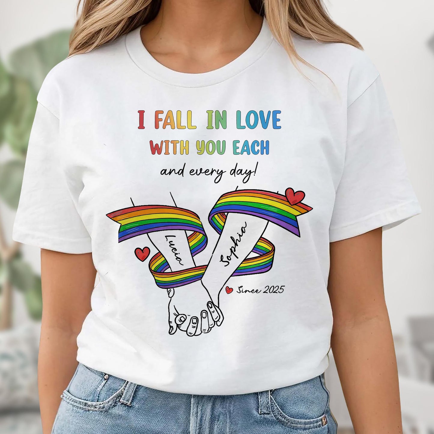 I Fall In Love With You Each And Every Day, Rainbow Heart