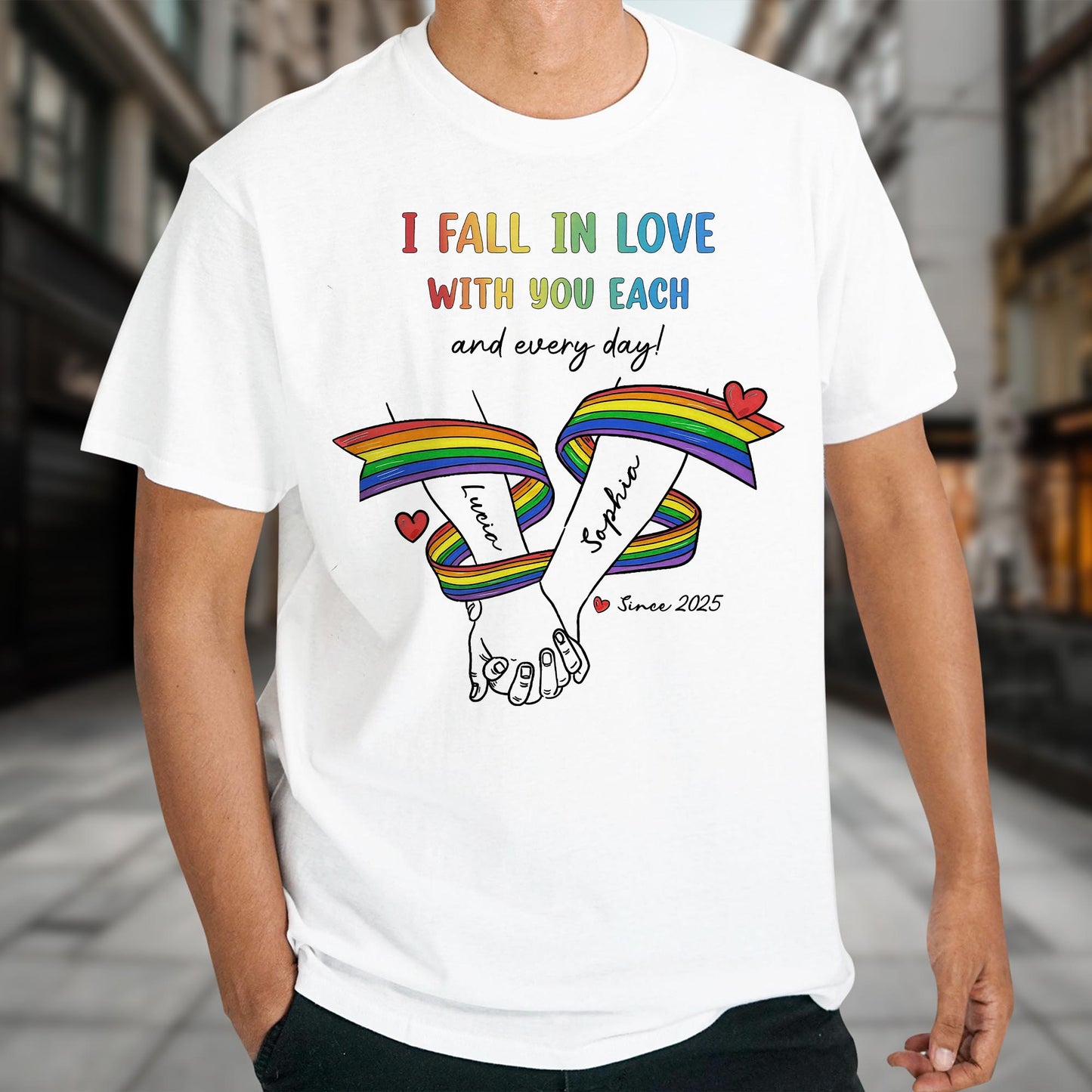 I Fall In Love With You Each And Every Day, Rainbow Heart