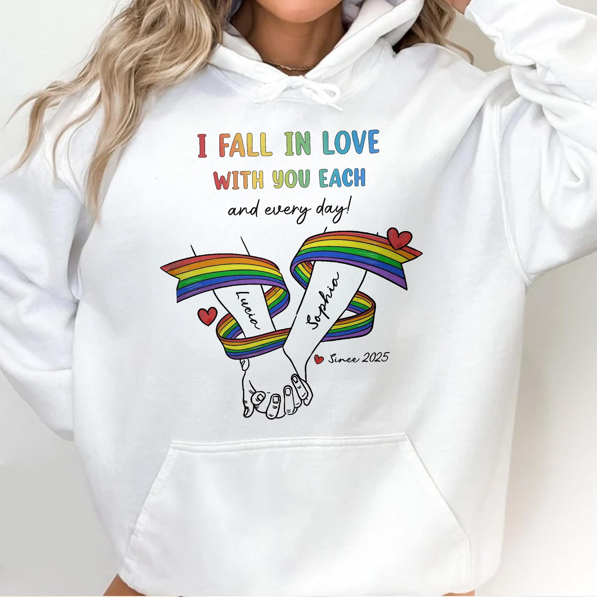 I Fall In Love With You Each And Every Day, Rainbow Heart