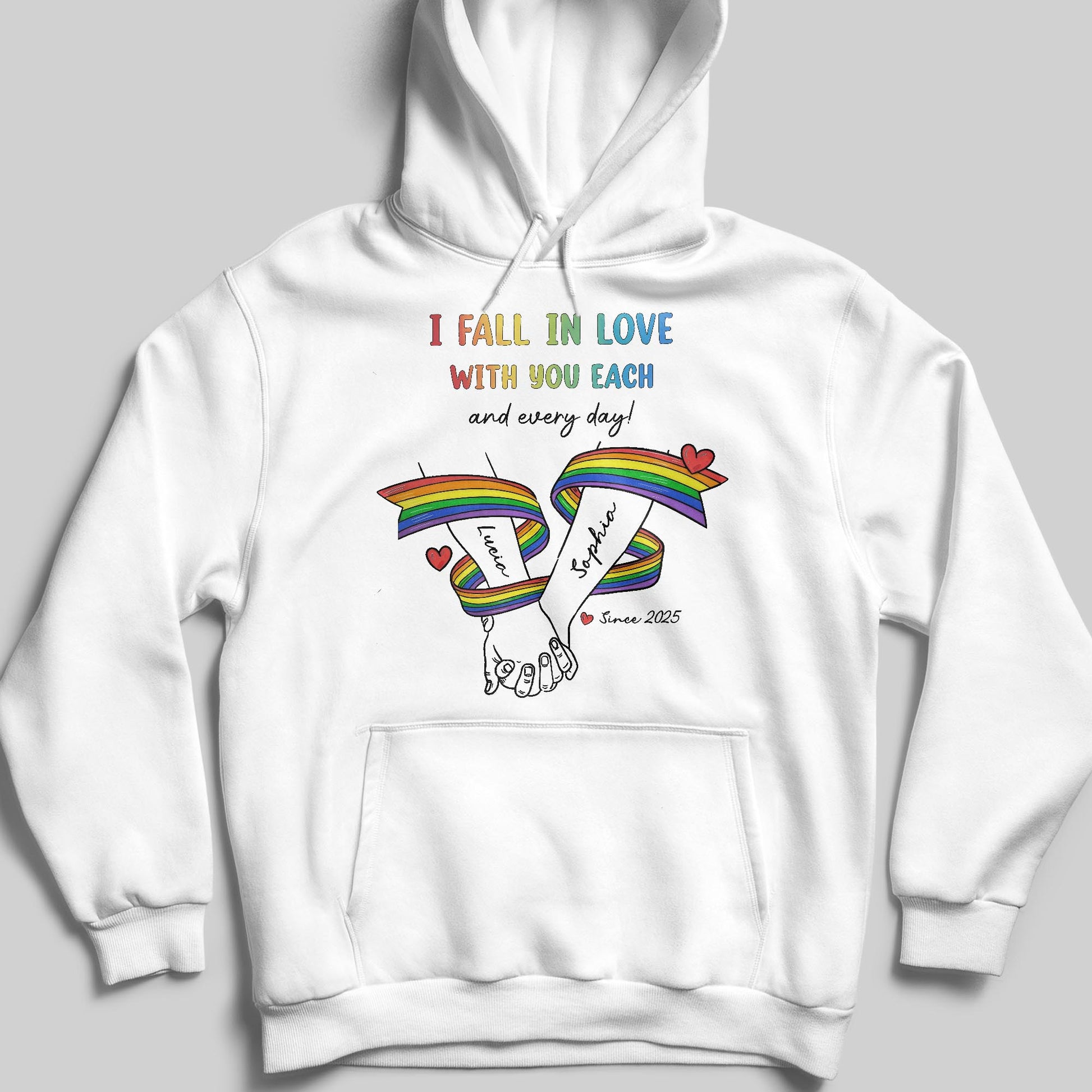 I Fall In Love With You Each And Every Day, Rainbow Heart