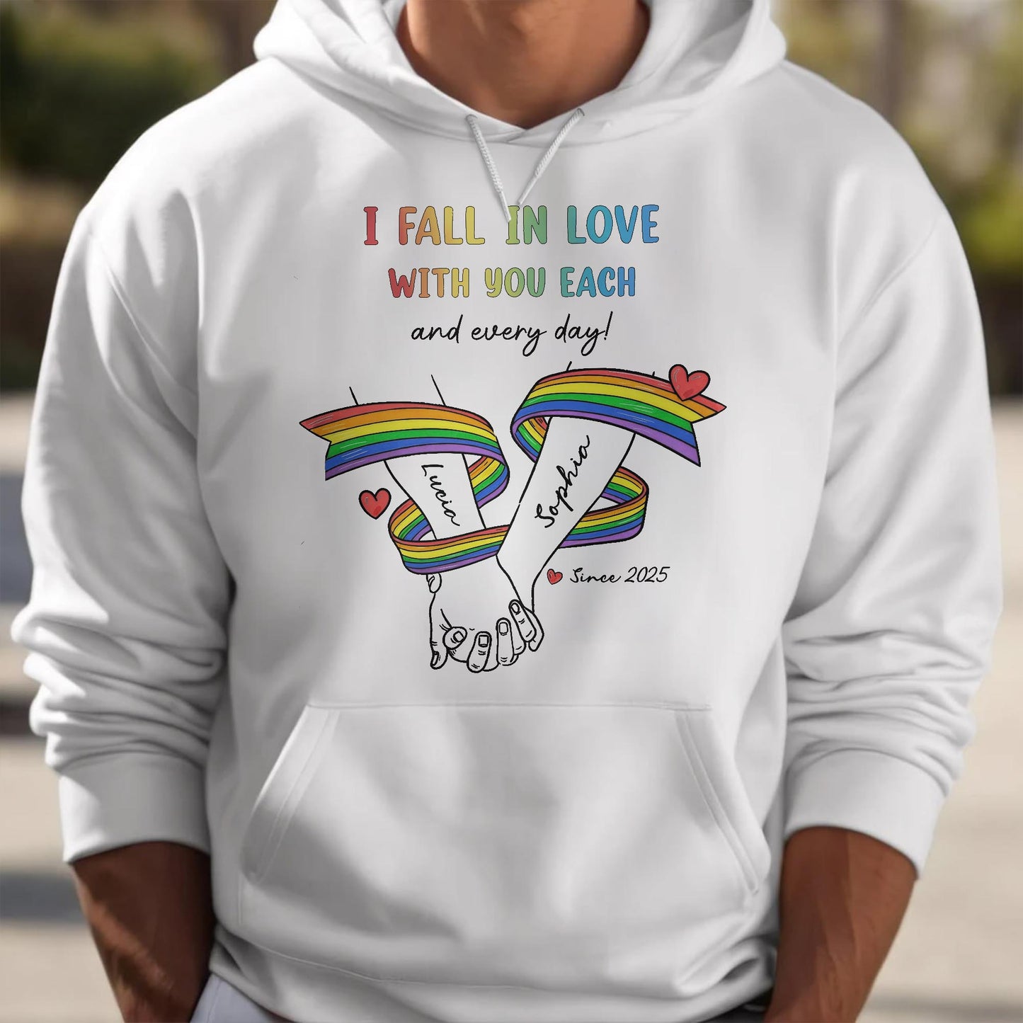 I Fall In Love With You Each And Every Day, Rainbow Heart