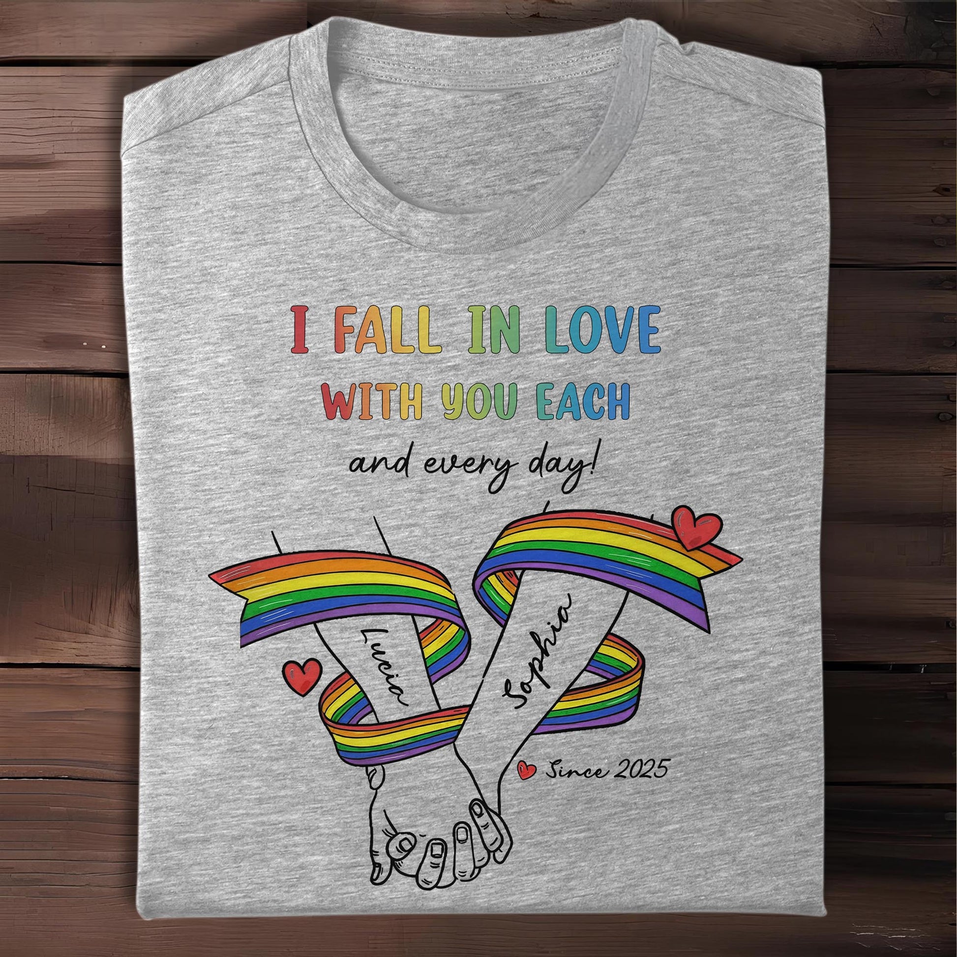 I Fall In Love With You Each And Every Day, Rainbow Heart