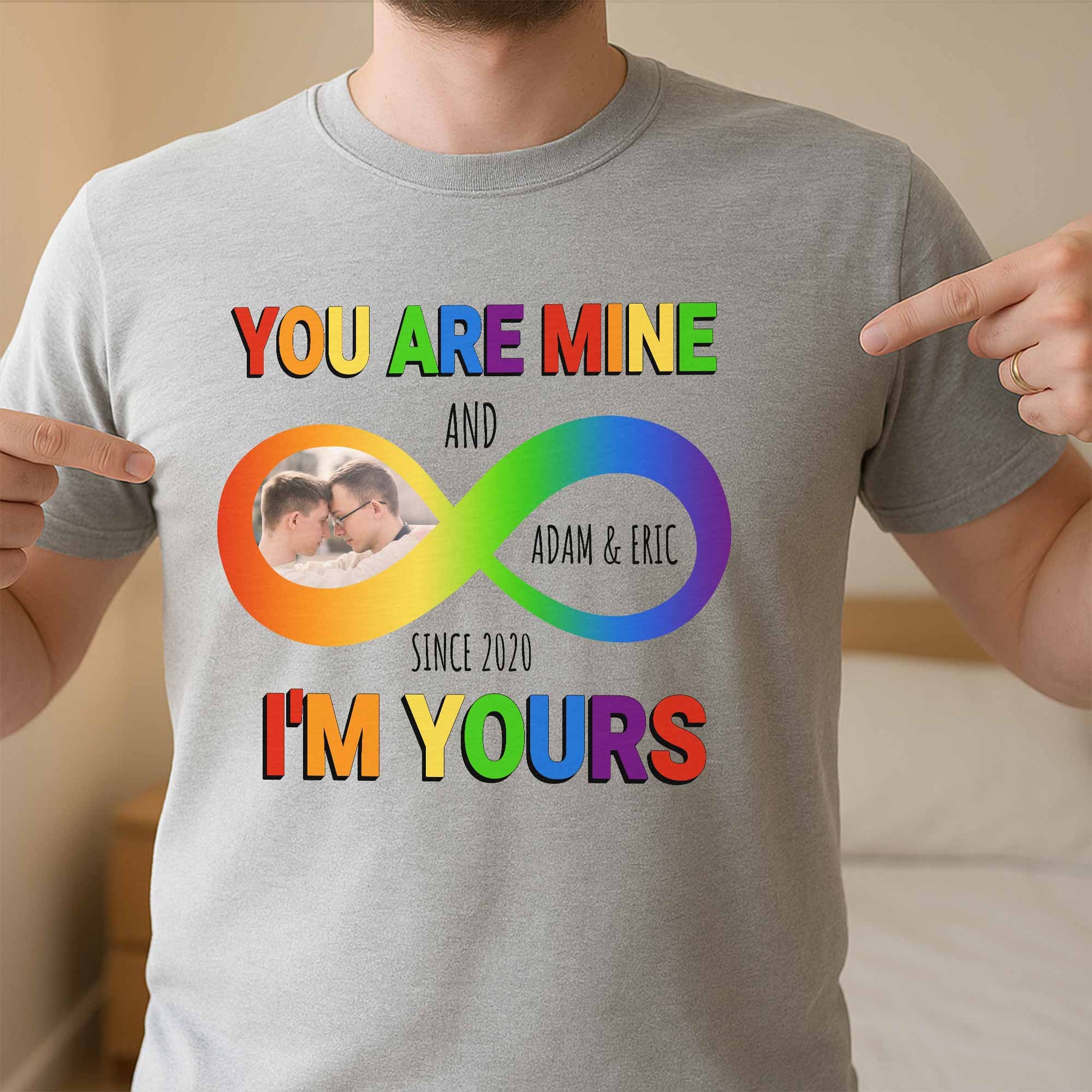You Are Mine And I'm Yours Infinity Love Design