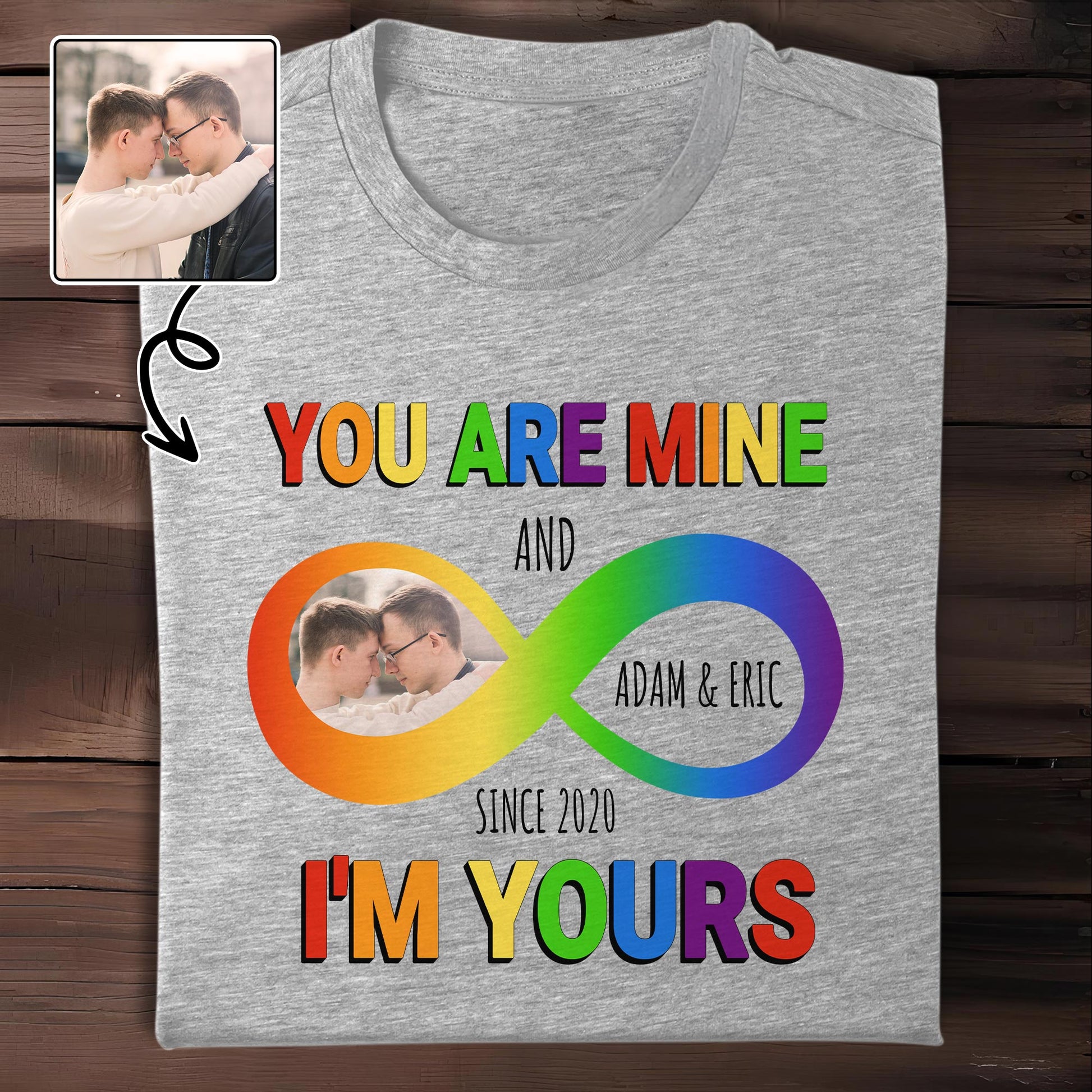 You Are Mine And I'm Yours Infinity Love Design