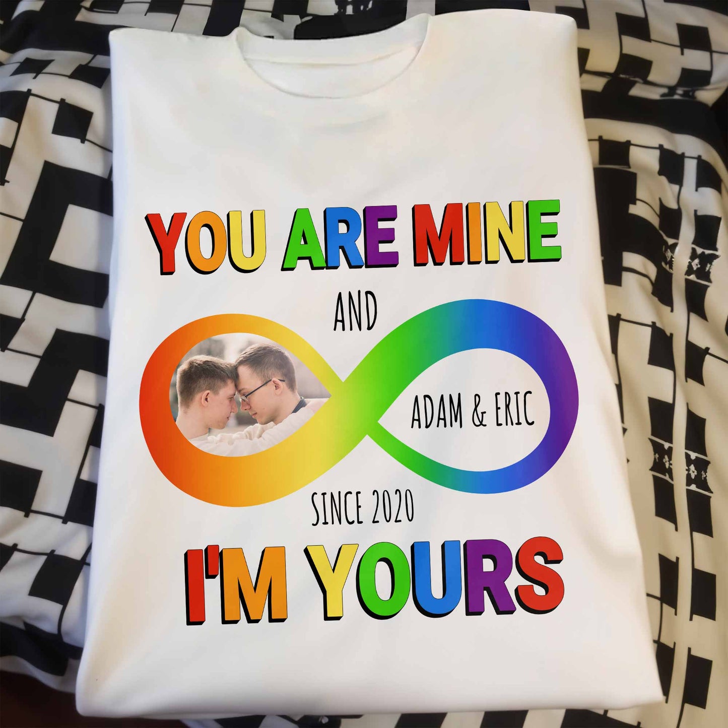 You Are Mine And I'm Yours Infinity Love Design