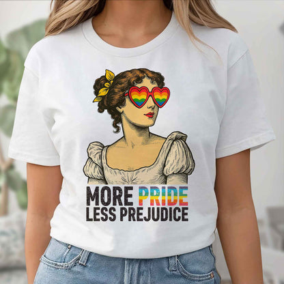 More Pride Less Prejudice Heart-Shaped Glasses