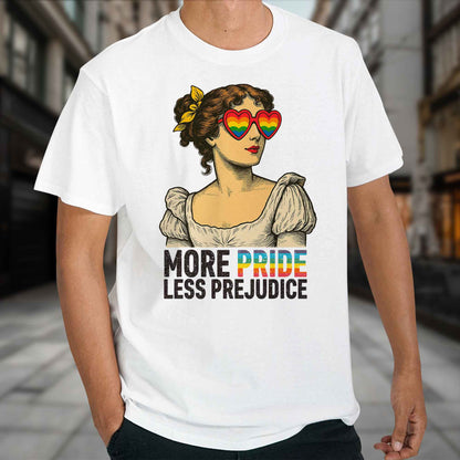 More Pride Less Prejudice Heart-Shaped Glasses