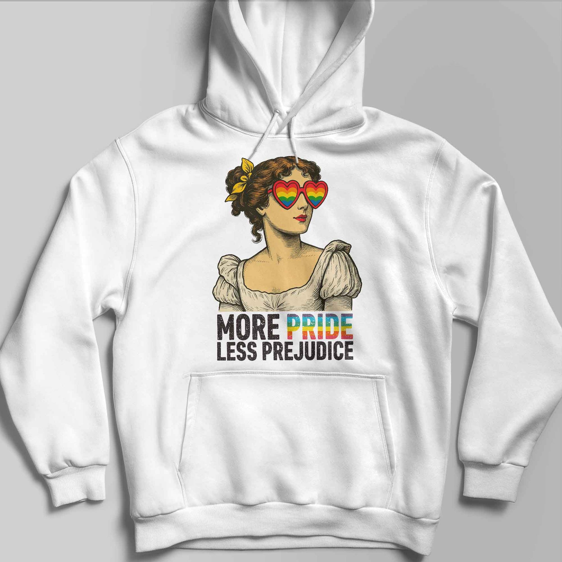 More Pride Less Prejudice Heart-Shaped Glasses