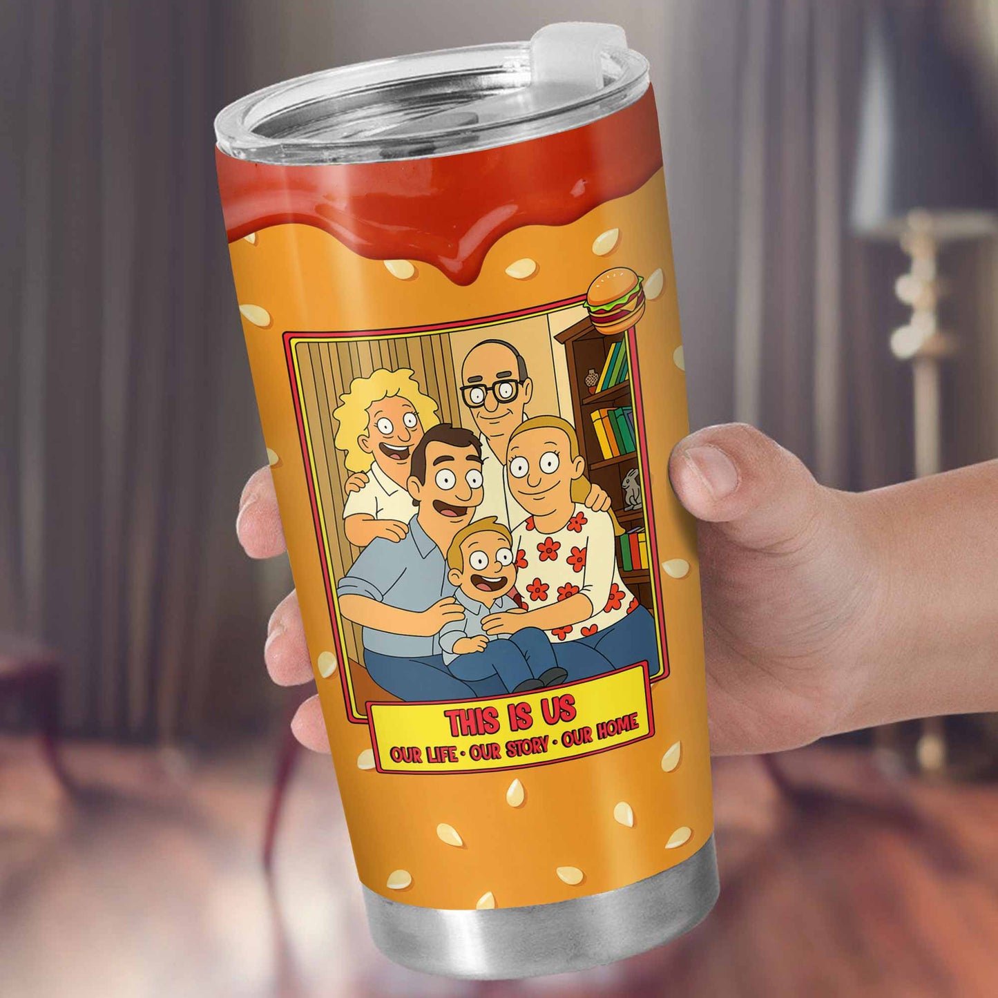 This Is Us Our Life Story Home Family Cartoon Design