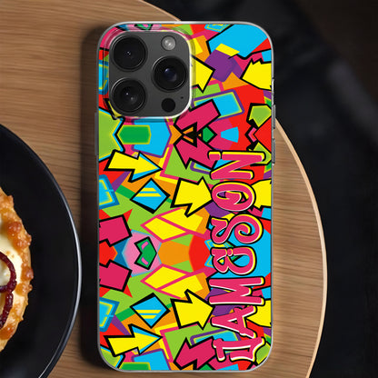 Vibrant Retro 90s Style With Geometric Shapes