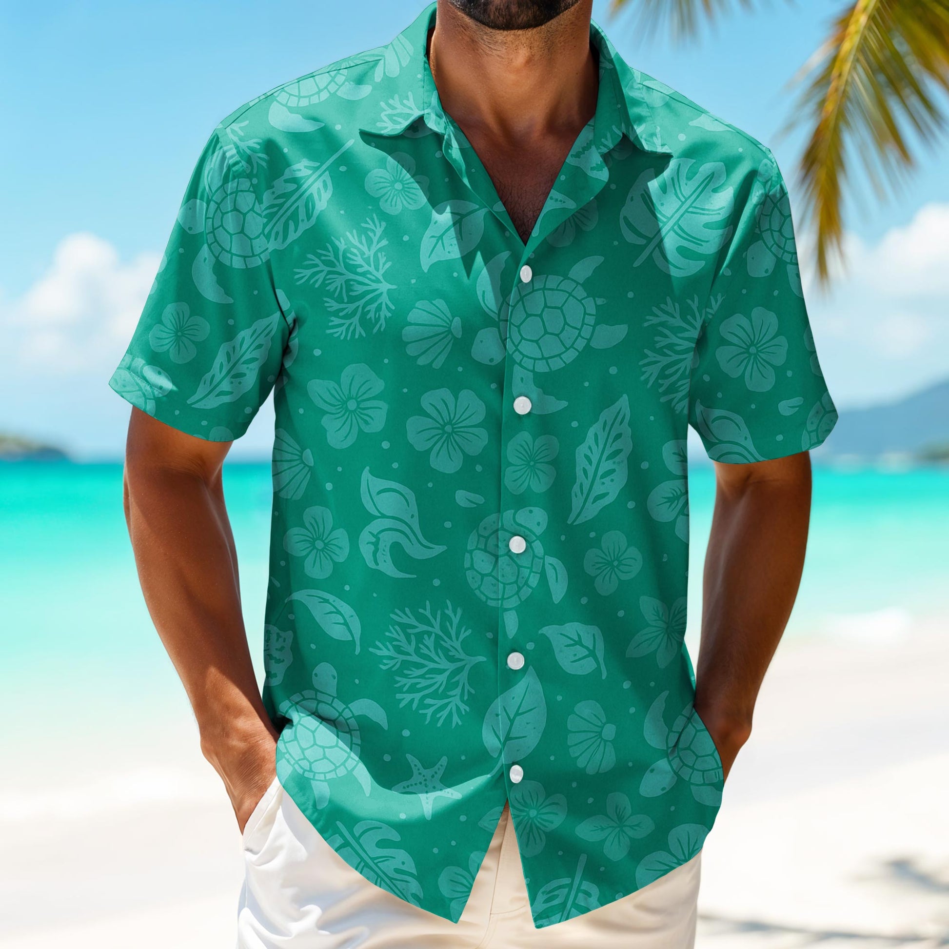 Explore Ocean Life With Turtles, Starfish, Seaweed Shirt