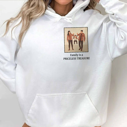 Family Is A Priceless Treasure T-Shirt - Personalized Custom Unisex T-shirt, Hoodie - FAM406_WBAS