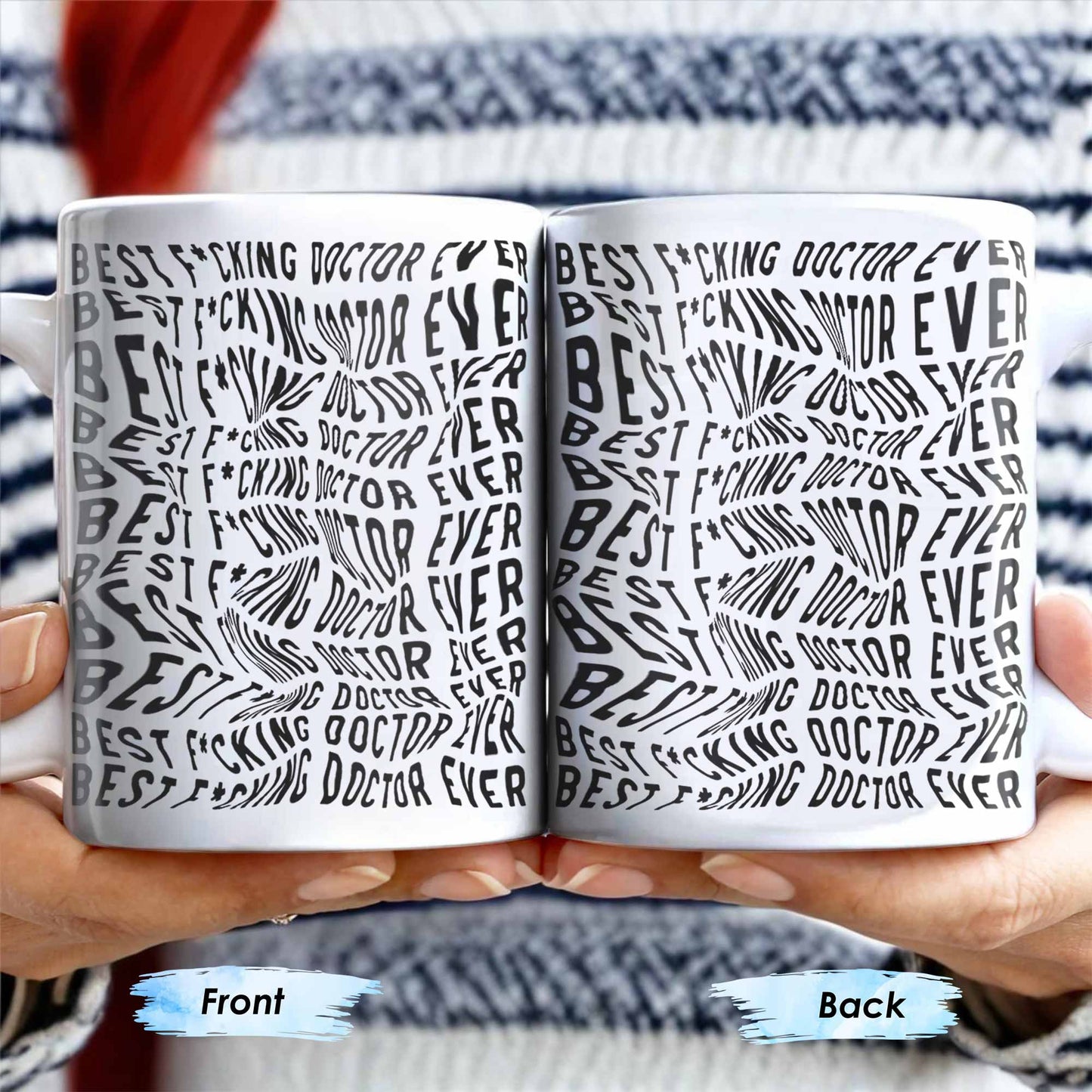 Best Doctor Ever, Celebrate Your Favorite Medical Professional - Personalized Custom Coffee Mug - FAM408_MG