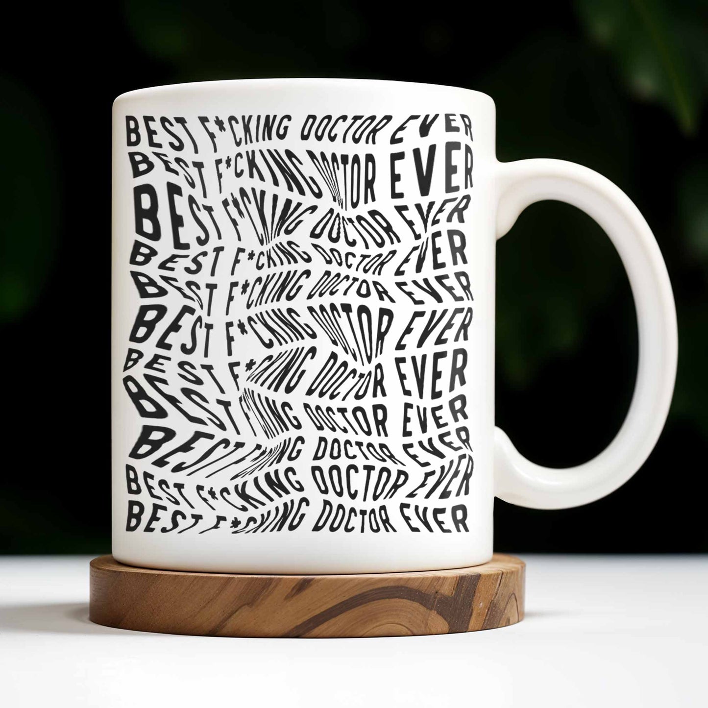 Best Doctor Ever, Celebrate Your Favorite Medical Professional - Personalized Custom Coffee Mug - FAM408_MG