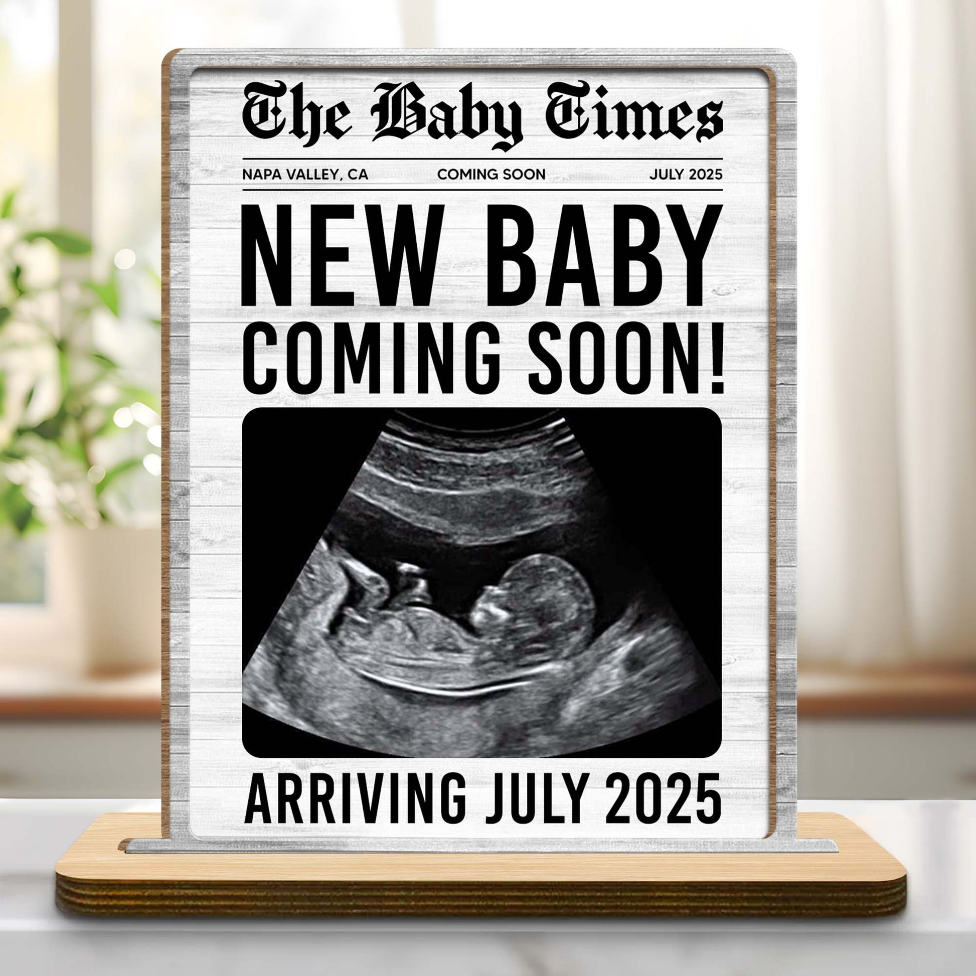 New Baby Coming Soon Arriving July