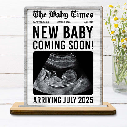 New Baby Coming Soon Arriving July
