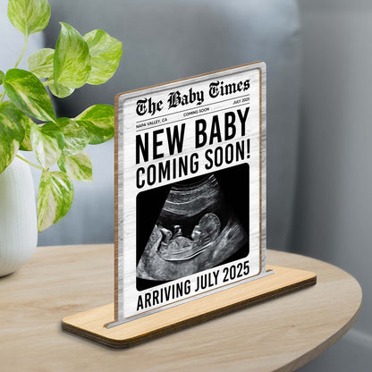 New Baby Coming Soon Arriving July