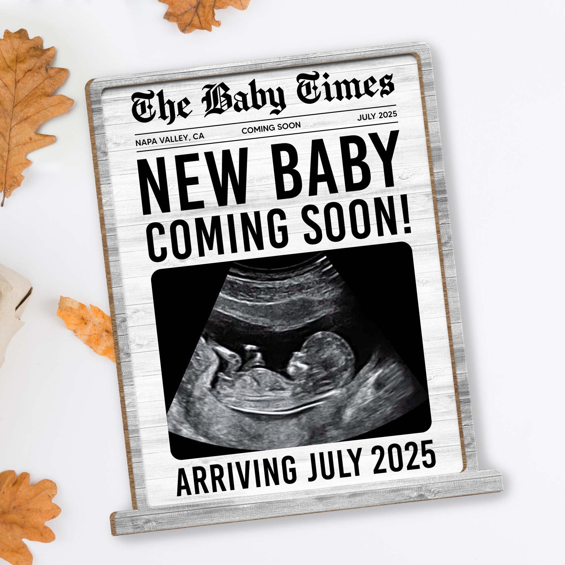 New Baby Coming Soon Arriving July