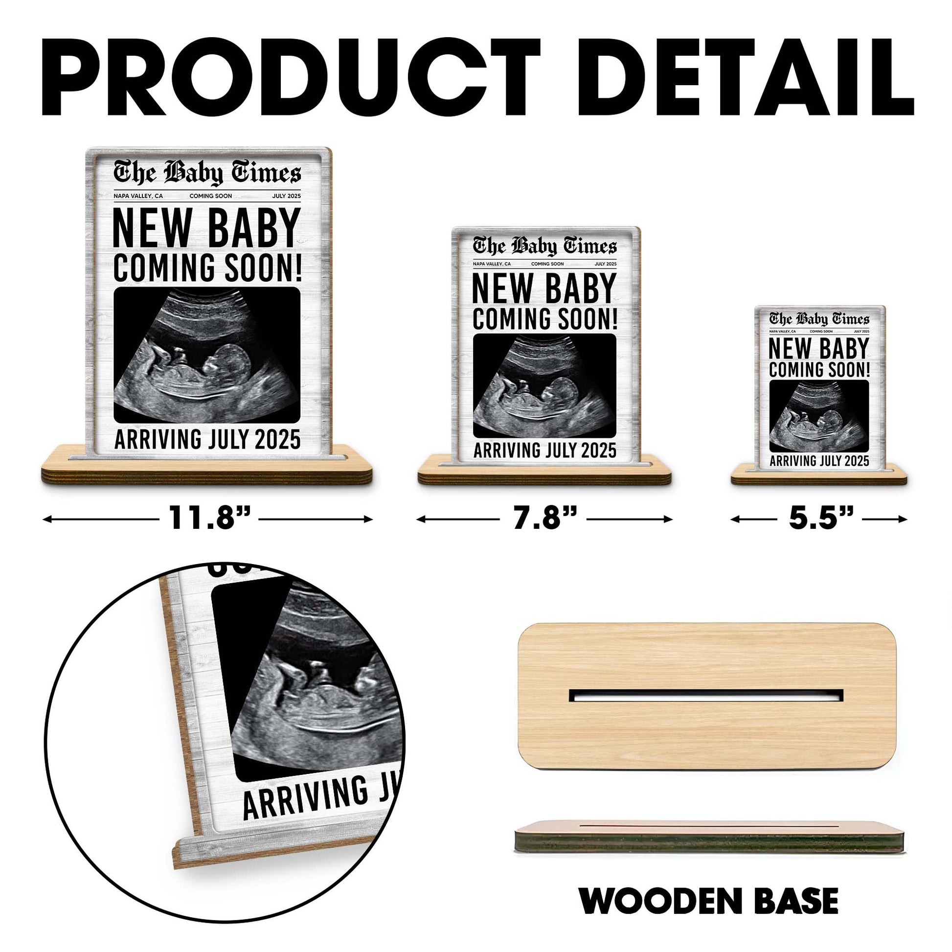 New Baby Coming Soon Arriving July