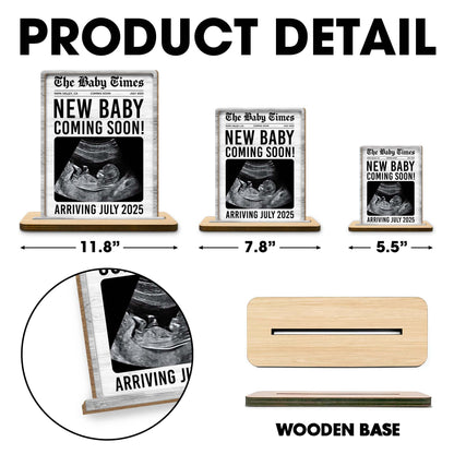 New Baby Coming Soon Arriving July