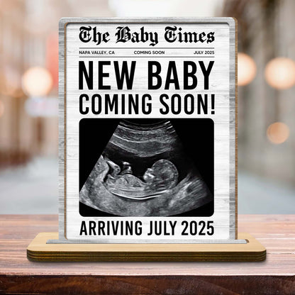New Baby Coming Soon Arriving July