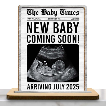 New Baby Coming Soon Arriving July