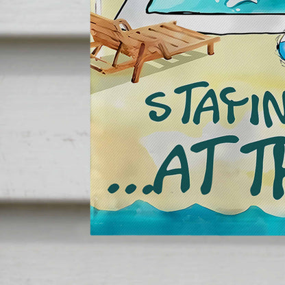 Staying Cool At The Pool With Pool And Flamingo Float