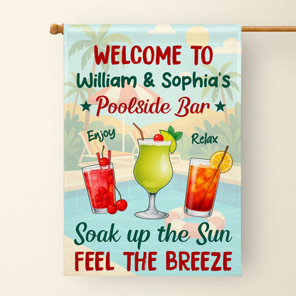 Welcome To Your Poolside Bar, Enjoy Relaxing Summer Days