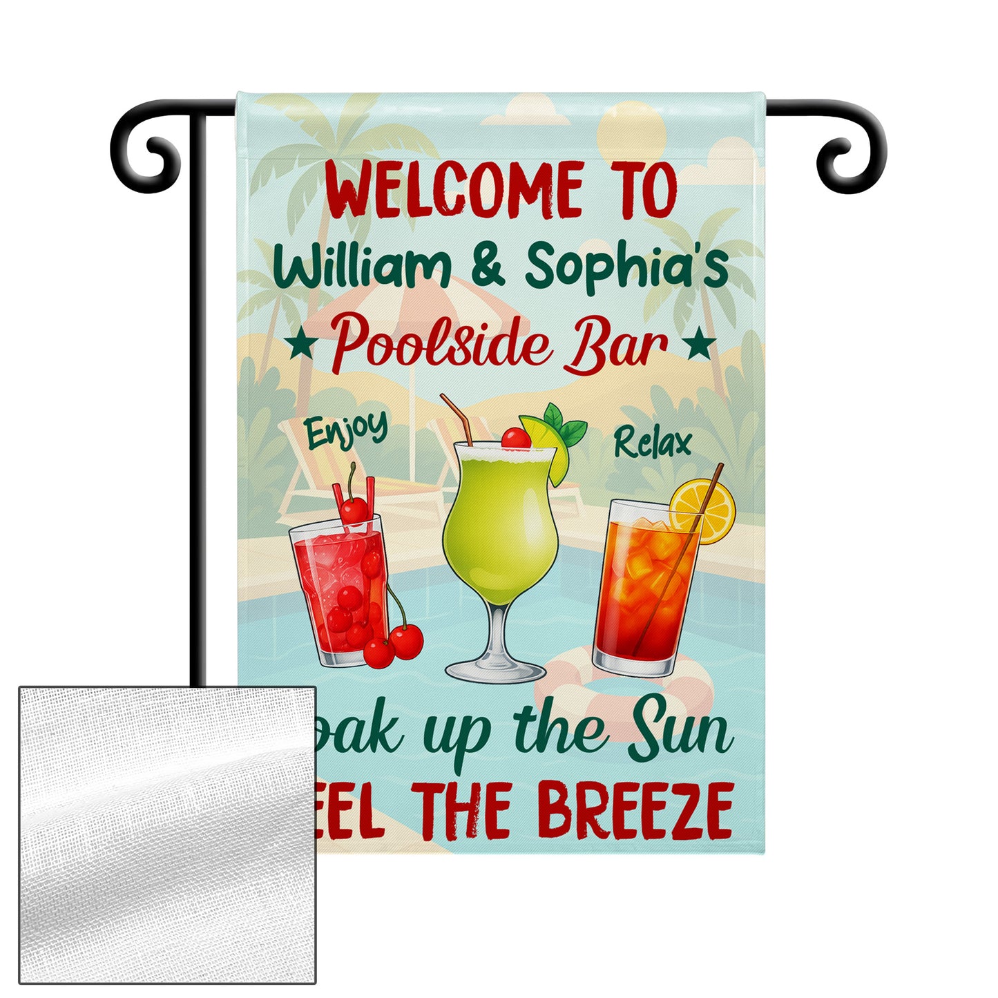 Welcome To Your Poolside Bar, Enjoy Relaxing Summer Days