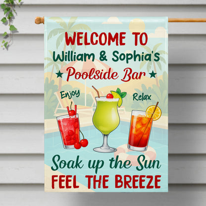 Welcome To Your Poolside Bar, Enjoy Relaxing Summer Days