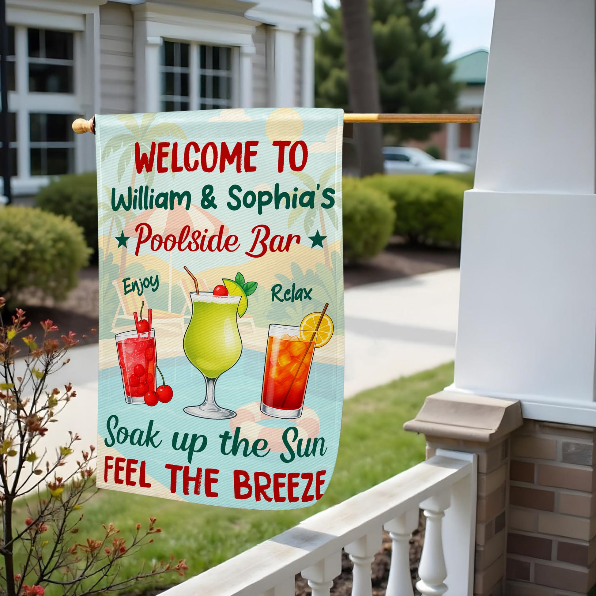 Welcome To Your Poolside Bar, Enjoy Relaxing Summer Days