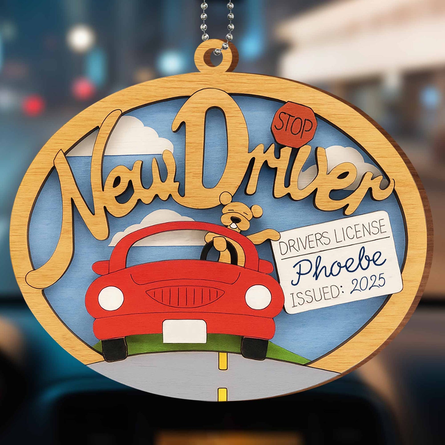 New Driver Stop With Car Design