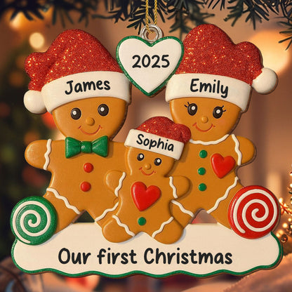 Our First Christmas, Gingerbread Family Ornament