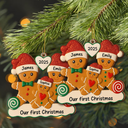 Our First Christmas, Gingerbread Family Ornament