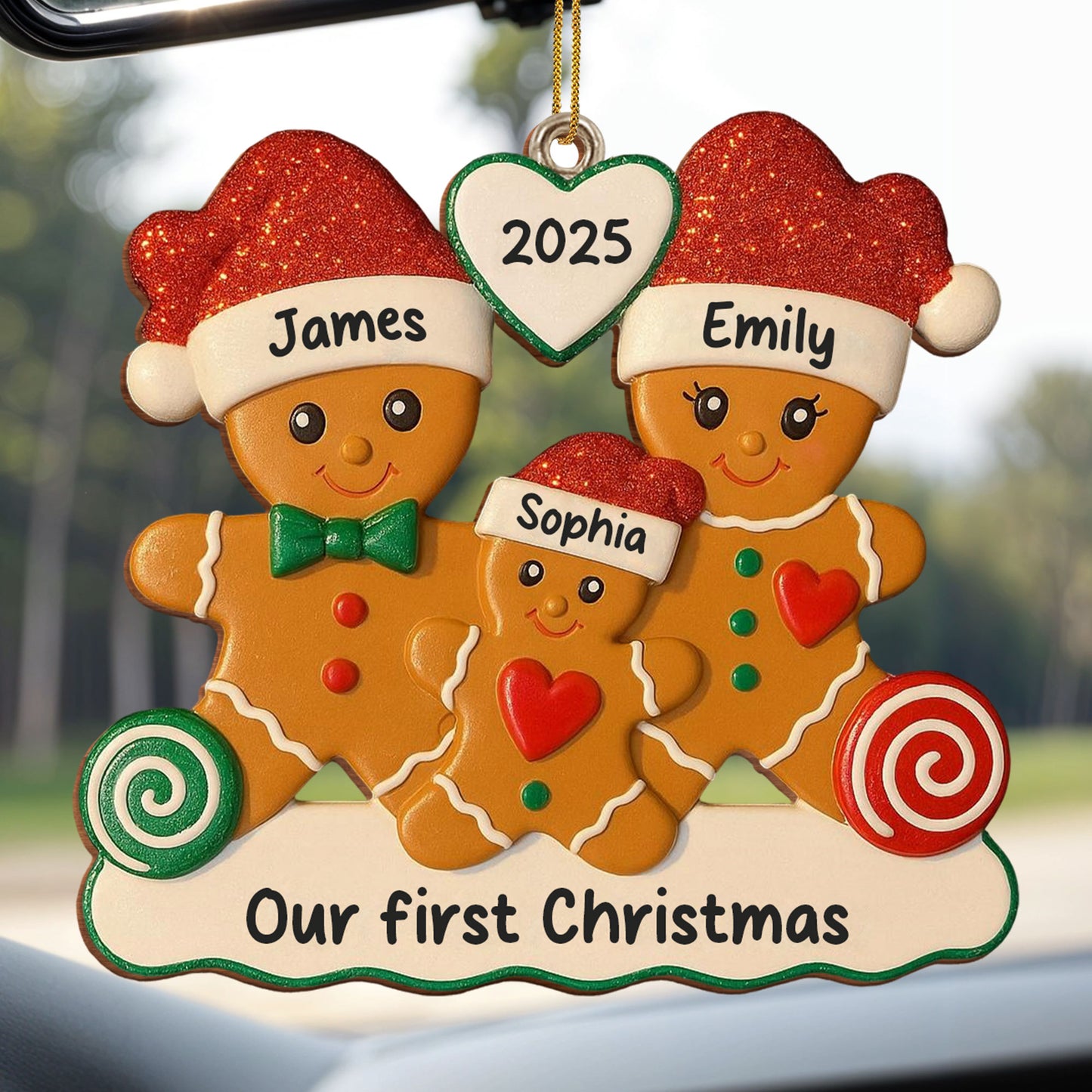 Our First Christmas, Gingerbread Family Ornament
