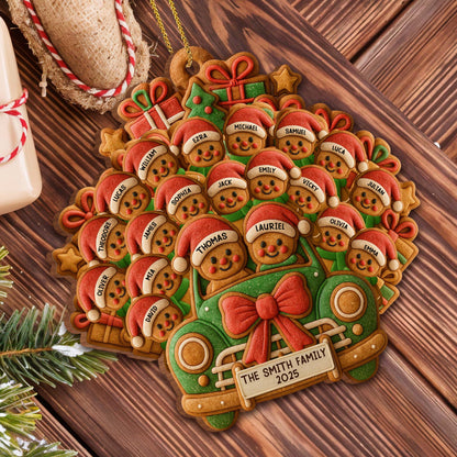 Celebrate Your Family's Holiday With Custom Van And Bears Ornament