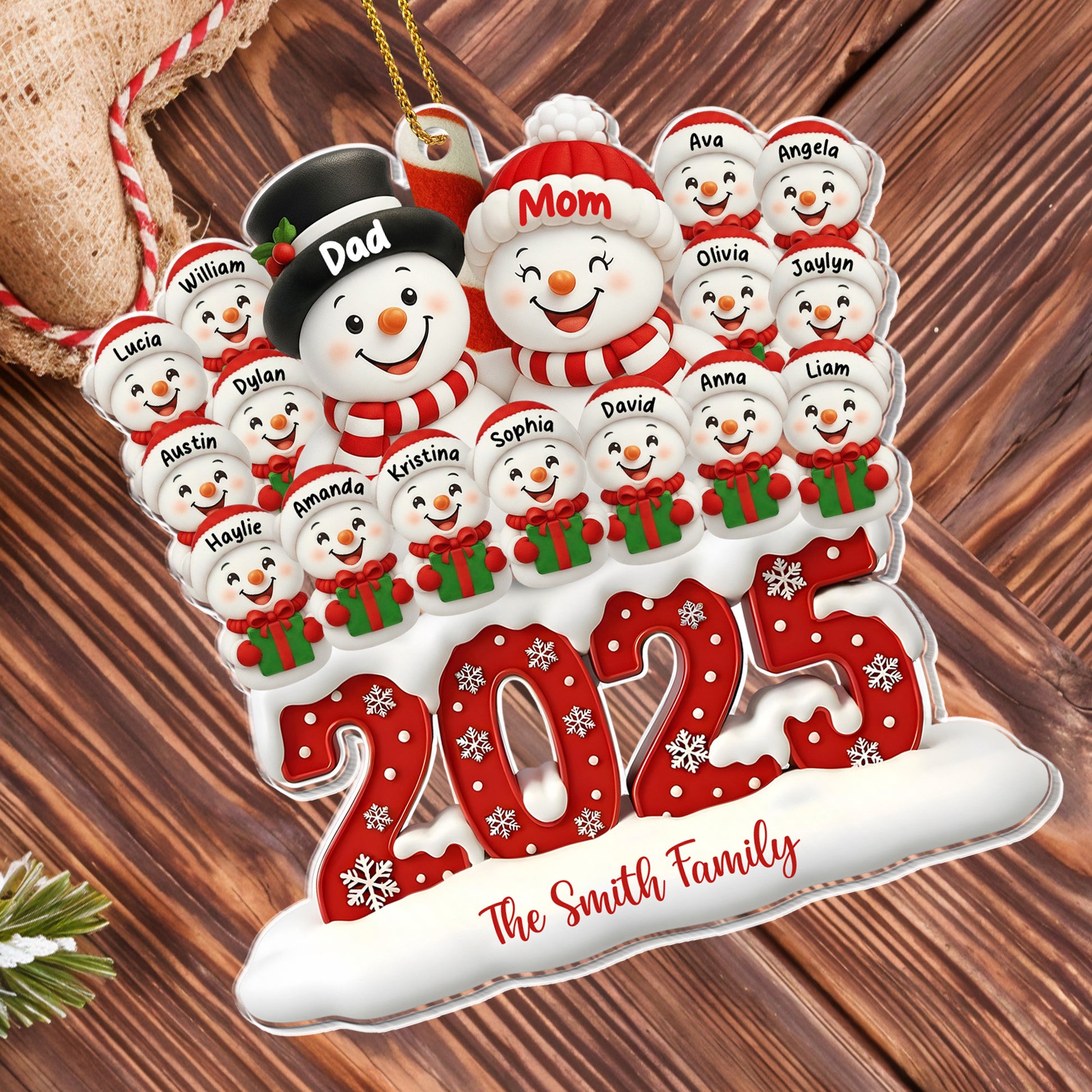 Celebrate Your Family Love With Festive Snowmen