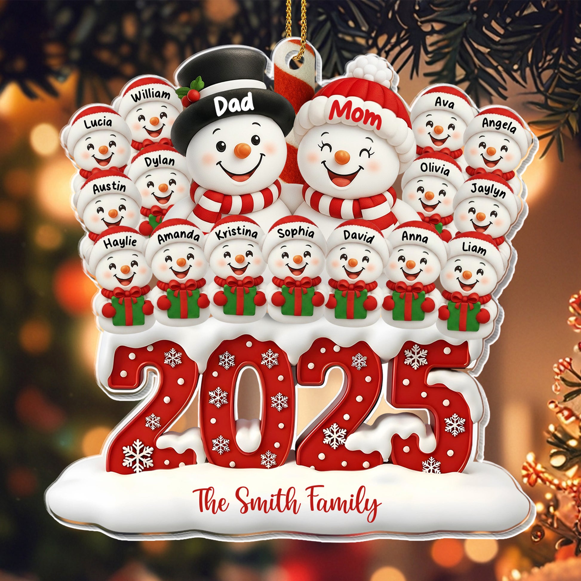 Celebrate Your Family Love With Festive Snowmen