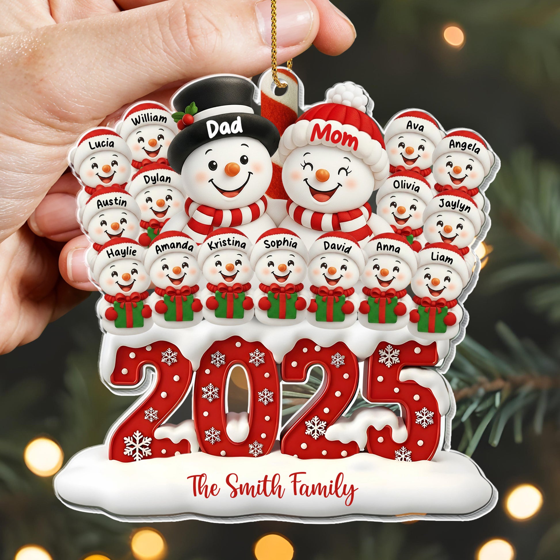 Celebrate Your Family Love With Festive Snowmen